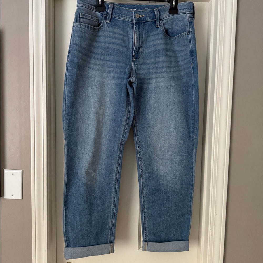 Old Navy Boyfriend Jeans in Classic Blue